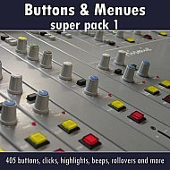 Sound-FX collection: Buttons & Menues Super Pack 1